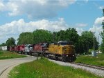 UP 9446 piloting a CP detour over Door Creek Rd.